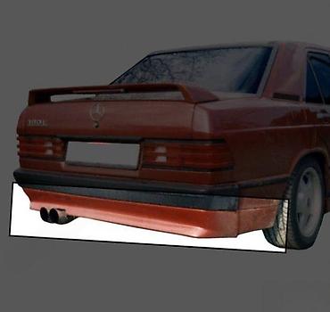 zastitna guma za branik: DIFUZOR DODATAK ZA ZADNJI BRANIK SPOJLER MERCEDES 190 W201 | Difuzor — 2