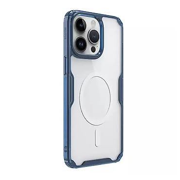 Maske i futrole za telefone: Futrola Nillkin Nature Pro Magnetic za iPhone 15 Pro (6.1) plava. Uz — 2