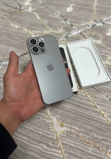 айфон 12 про бу цена в бишкеке: IPhone 16 Pro Max, Колдонулган, 256 ГБ, Natural Titanium, 100 %