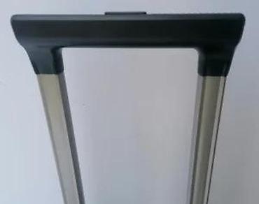 Putni koferi i torbe: Veliki kofer na točkiće – tekstilni, braon - Dimenzije: približno — 24