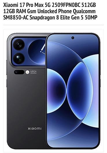Xiaomi 512 GB, rəng - Qara, 
 Düyməli, Sensor, Simsiz şarj