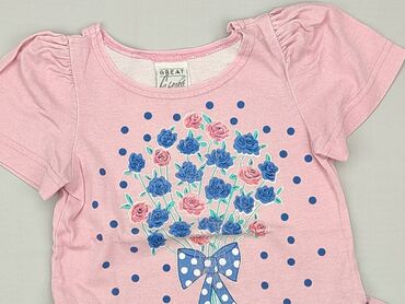 koszula welurowa: T-shirt, 3-4 years, 98-104 cm, condition - Good