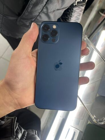 аккумулятор на айфон: IPhone 12 Pro Max, Pacific Blue, Чехол, 74 %