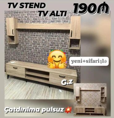 Divan və kreslo dəstləri: TV stend yeni