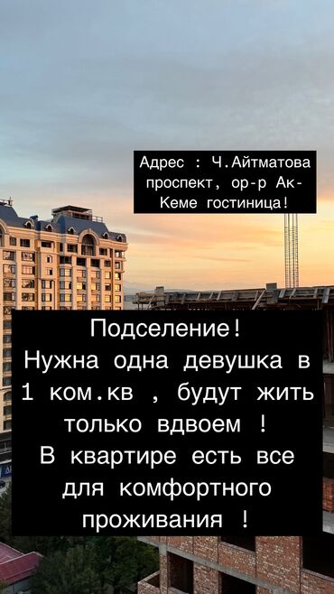 Долгосрочная аренда квартир: 1 комната, Собственник, С подселением, С мебелью полностью