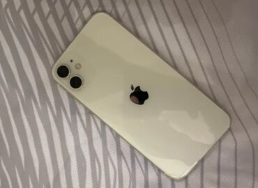 Apple iPhone: IPhone 11, 128 GB, Ağ, Zəmanət, Simsiz şarj, Face ID