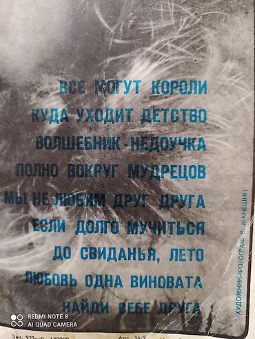 İncəsənət və kolleksiyalar: Продаю пластинку Аллы Пугачёвой

Alla Puqaçovanın plastinkası — 3