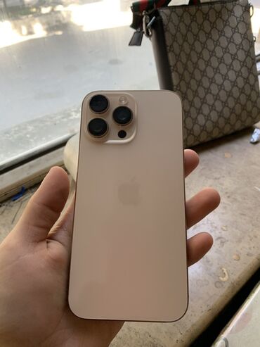 tar mikrafonu: IPhone 16 Pro Max, Золотой, Face ID
