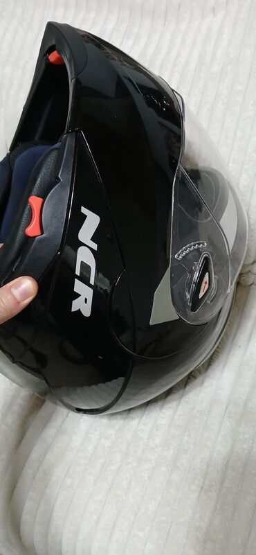 Moto dəbilqələr: NCR tam üzlü motosiklet dəbilqəsi - Rəng: parlaq qara, gümüşü -da lalafo.az — 7 Moto dəbilqələr: NCR tam üzlü motosiklet dəbilqəsi - Rəng: parlaq qara, gümüşü — 7