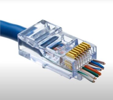 кабели tp link: Использование сквозных коннекторов RJ45 гарантирует: Простой