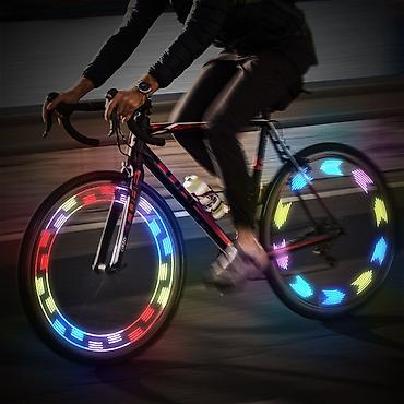Velosiped aksesuarları: Velosiped təkəri üçün LED “Spoke Light” işıqları 2 ədəd - Təkərin — 5
