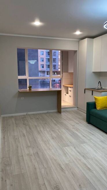 эмарк жибек жолу: 1 комната, 26 м², Элитка, 5 этаж, Дизайнерский ремонт