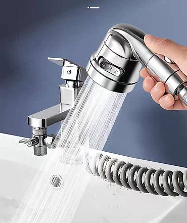 Другие строительные материалы: Смеситель для раковины Отлично подойдет для коротким кранам Не мешает — 7