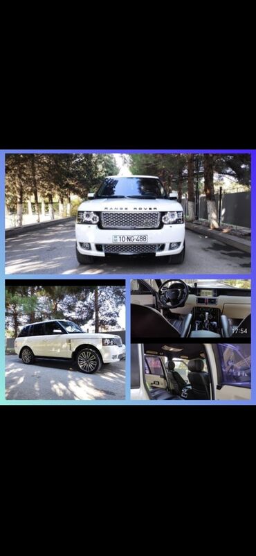 Tulumlar: Land Rover Range Rover: 4.4 l | 2012 il Ofrouder/SUV
