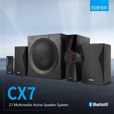 Qulaqcıqlar: 🔊Edifier CX7 2.1 PC Dinamika Sistemi Bu sistem 8″ subwoofer, iki