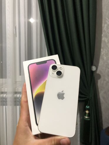 Apple iPhone: IPhone 14, Новый, 128 ГБ, Белый, Коробка, 100 %