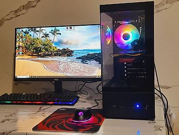 Настольные ПК и рабочие станции: Компьютер, ядер - 4, ОЗУ 16 ГБ, Игровой, Б/у, Intel Core i7 — 24