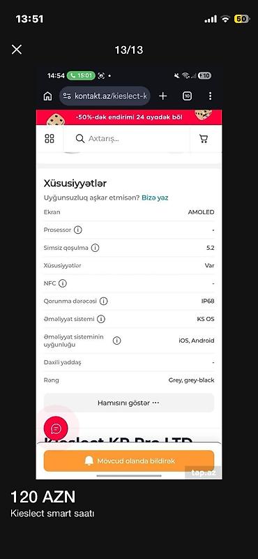 smat: Alam Kieslect Pro Ltd 5 ay Evvel kontakt home den alinib demey olar — 5