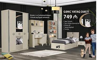 qız üçün yataqlar: Gənc yataq dəsti – 749 ₼ Modern və funksional dizayn. Yüksək — 1
