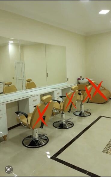Salon, tibbi kreslolar: Saş kəsimi kreslosu