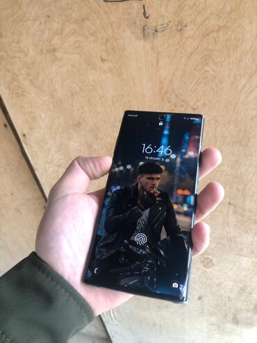 samsung bluetooth: Samsung Note 10 Plus, 256 GB, rəng - Qara, Barmaq izi