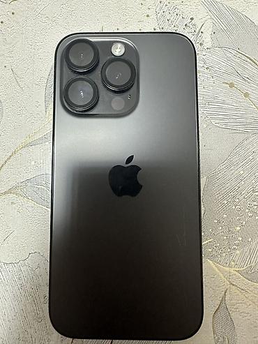 Apple iPhone: IPhone 14 Pro, Б/у, 128 ГБ, Black Titanium, Защитное стекло, Чехол, 86 % — 3