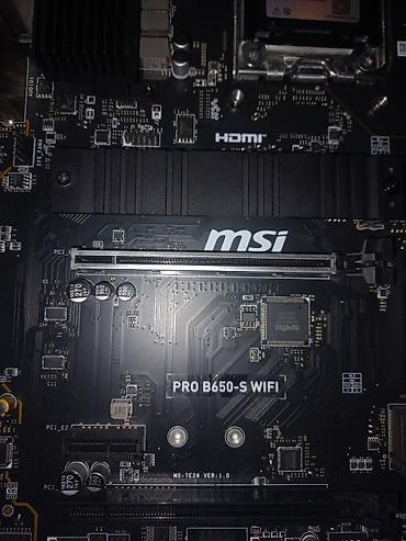 msi noutbuk: MSI PRO B650-S WIFI anakarti - Platforma: AMD AM5 (Ryzen 7000 — 1