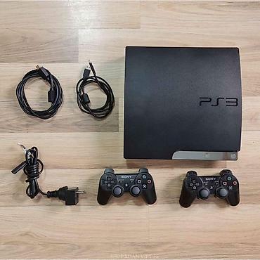 video reqistrator: Sony PlayStation 3 (PS3) Slim oyun konsolu Xüsusiyyətlər: - PS3 Slim — 3