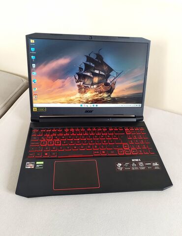 komputer notebook: Ryzen 5 + Geforce GTX 1650 Ti. Tam İdeal vəziyyətdə. Cızıqsız