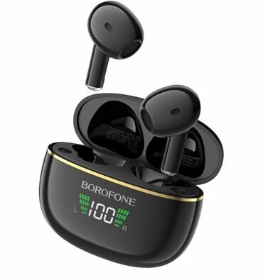 баня 150: Беспроводные наушники BOROFONE BW30 TWS, цвет: черный. 1. Bluetooth