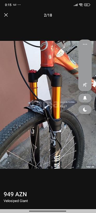 velosiped satiram 28: Giant dağ velosipedi. Heç bir problem yoxdu. velosiped 13 kg di — 6