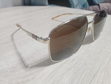прием золото: Солнцезащитные очки очки, Gucci, Унисекс, Прямоугольные, Линзы градиентные, Б/у — 4