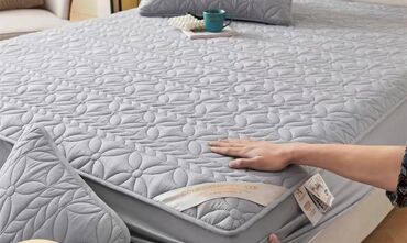 пышык кыш: Наматрасник стеганный непромокаемый цвет светло серый темно серый