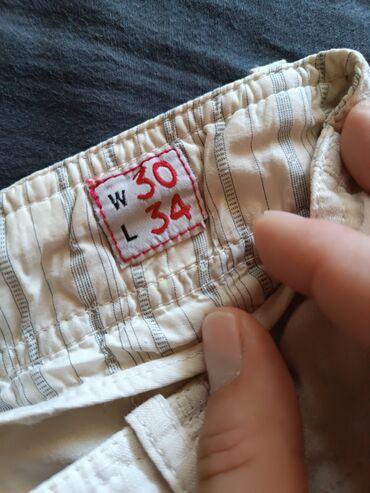Pantalone: Original MADE IN ITALY® "BLAUMAH"® 100% LANENE Muske Pantalone svetlo — 3