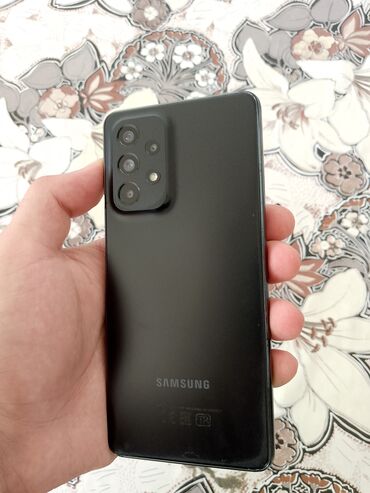 Samsung: Samsung Galaxy A53 5G, 128 GB, rəng - Qara, Sensor, Barmaq izi, İki sim kartlı