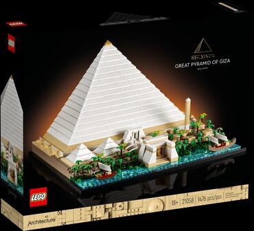 Игрушки: Lego Architecture 21058 Великая Пирамида Гизы🔼, рекомендованный