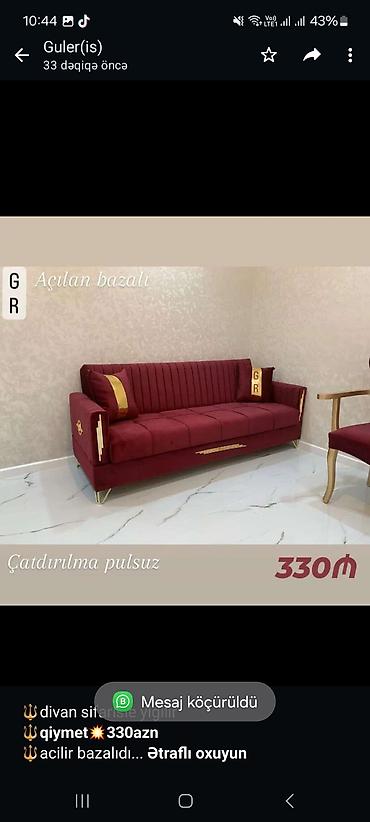 güler: Divan, Qonaq otağı üçün, Bazalı, Açılan — 3
