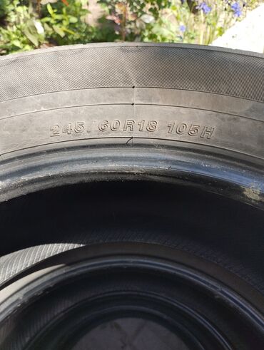 Шины: Шины 245 / 60 / R 18, Лето, Б/у, Комплект, Япония, Yokohama