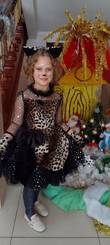 серая персидская кошка: Продаю!! эксклюзивный костюм кошечки на девочку 6-7лет