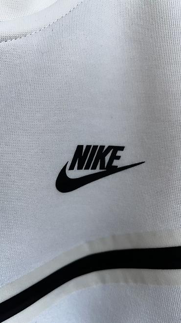Мужская одежда: Толстовка Nike с капюшоном на молнии Nike tech fleece Написано L — 2
