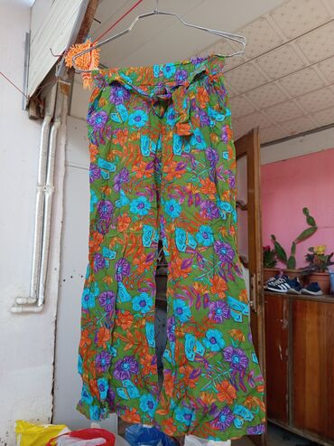 бабочки для декора: Rəngarəng qadın şalvarı - Model: Geniş kəsimli, yüngül və rahat