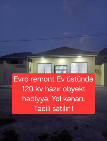 kiraye evler baki ucuz: Binə 4 otaqlı, 310 kv. m, Yeni təmirli