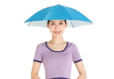 Другие аксессуары: Зонт без ручки Головной зонт #Зонт на голову#маленький#башка кийилуучу