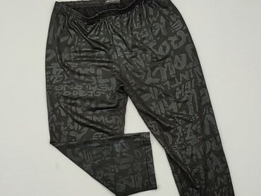 eleganckie bluzki do czarnych spodni: Legginsy, L, stan - Dobry