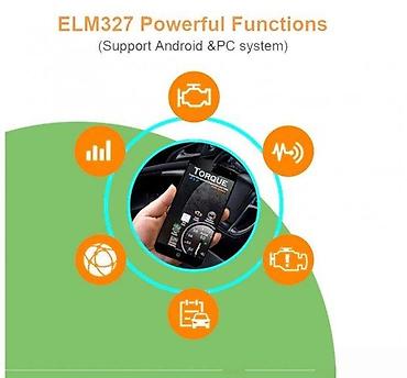Alati za automobile: OBD2 Bluetooth dijagnostički adapter V1.5 – za Android i iOS Opis: - — 8
