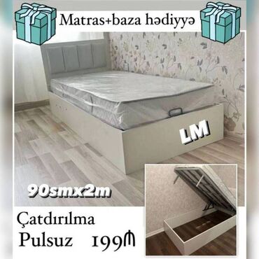 Divan və masa dəstləri: Yeni, Təknəfərlik çarpayı, Bazalı, Matras ilə