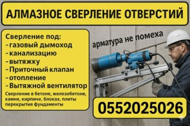 торцовочная пила с протяжкой: Алмазное сверление,бурение. Алмазное сверление, Сверление oтвeрстий