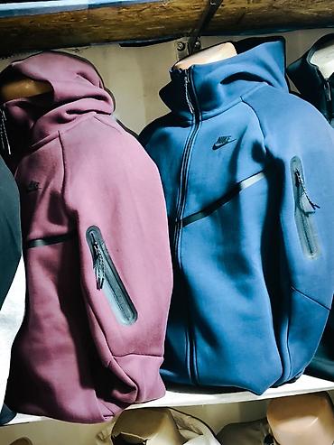 Мужская толстовка, Все размеры, Nike, Новый, цвет - Синий, Самовывоз, Бесплатная доставка, Платная доставка
