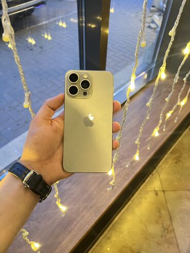 iphone xr irsad: IPhone 15 Pro Max, 256 GB, Natural Titanium, Zəmanət, Face ID