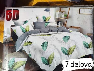 Posteljina: Posteljine matirani satenski pamuk Set sadrzi 7 delova: Cena: 3200 din — 1